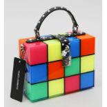 Seltene Tasche "Box Dance Floor Light Up", Dolce & Gabbana,