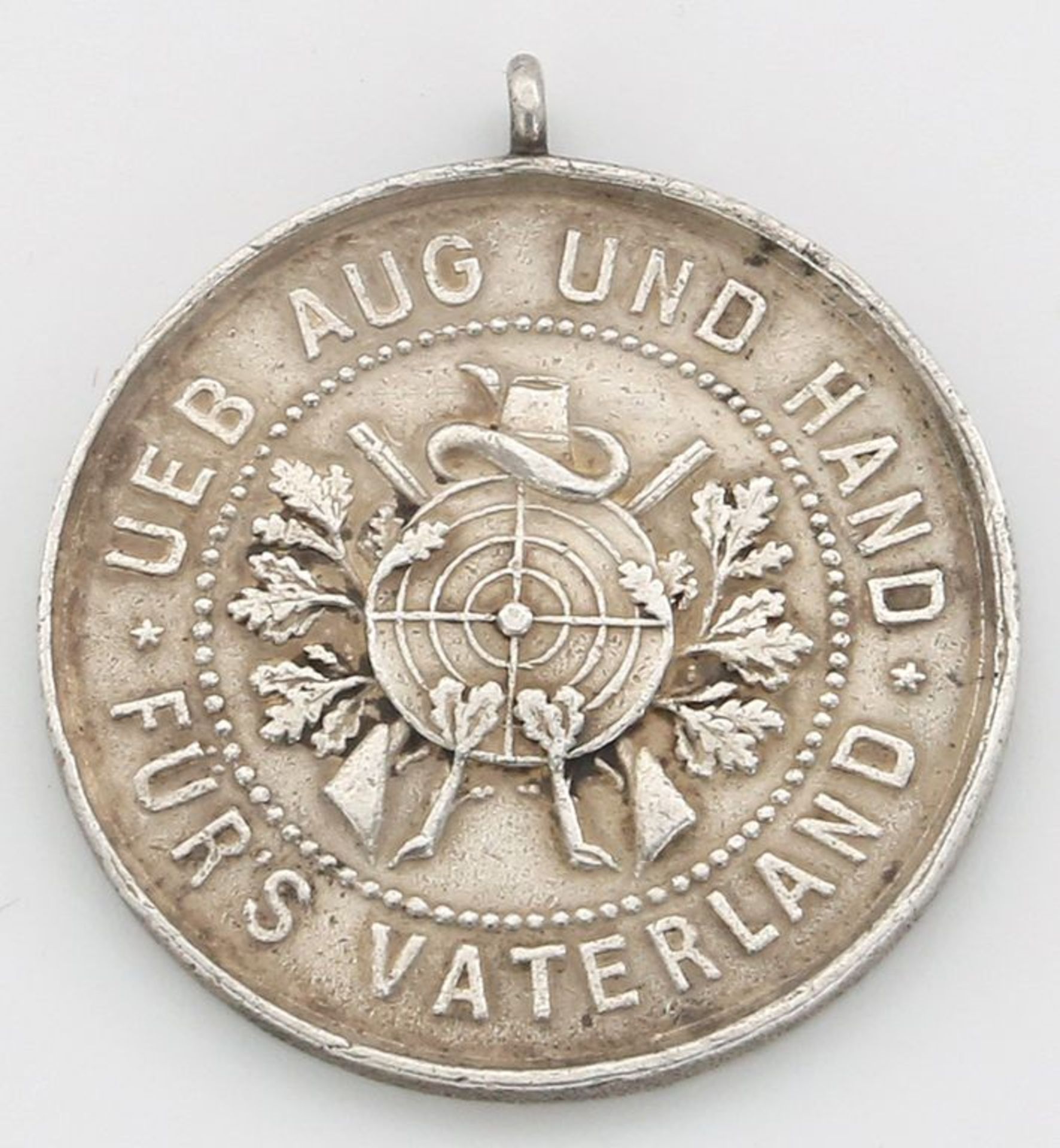 Schützenmedaille "Ueb Aug und Hand für's Vaterland".