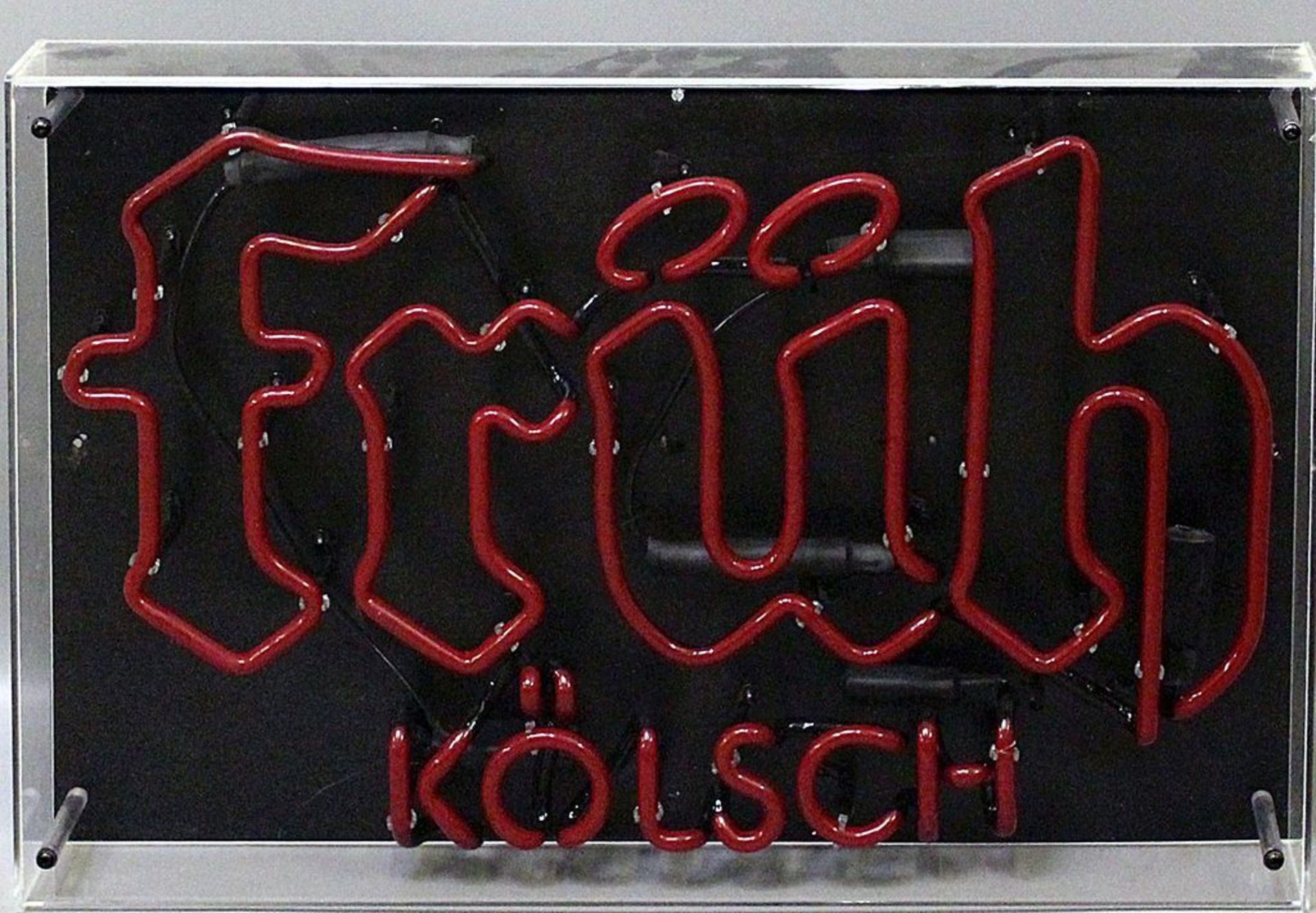 Neon-Reklame "früh Kölsch".