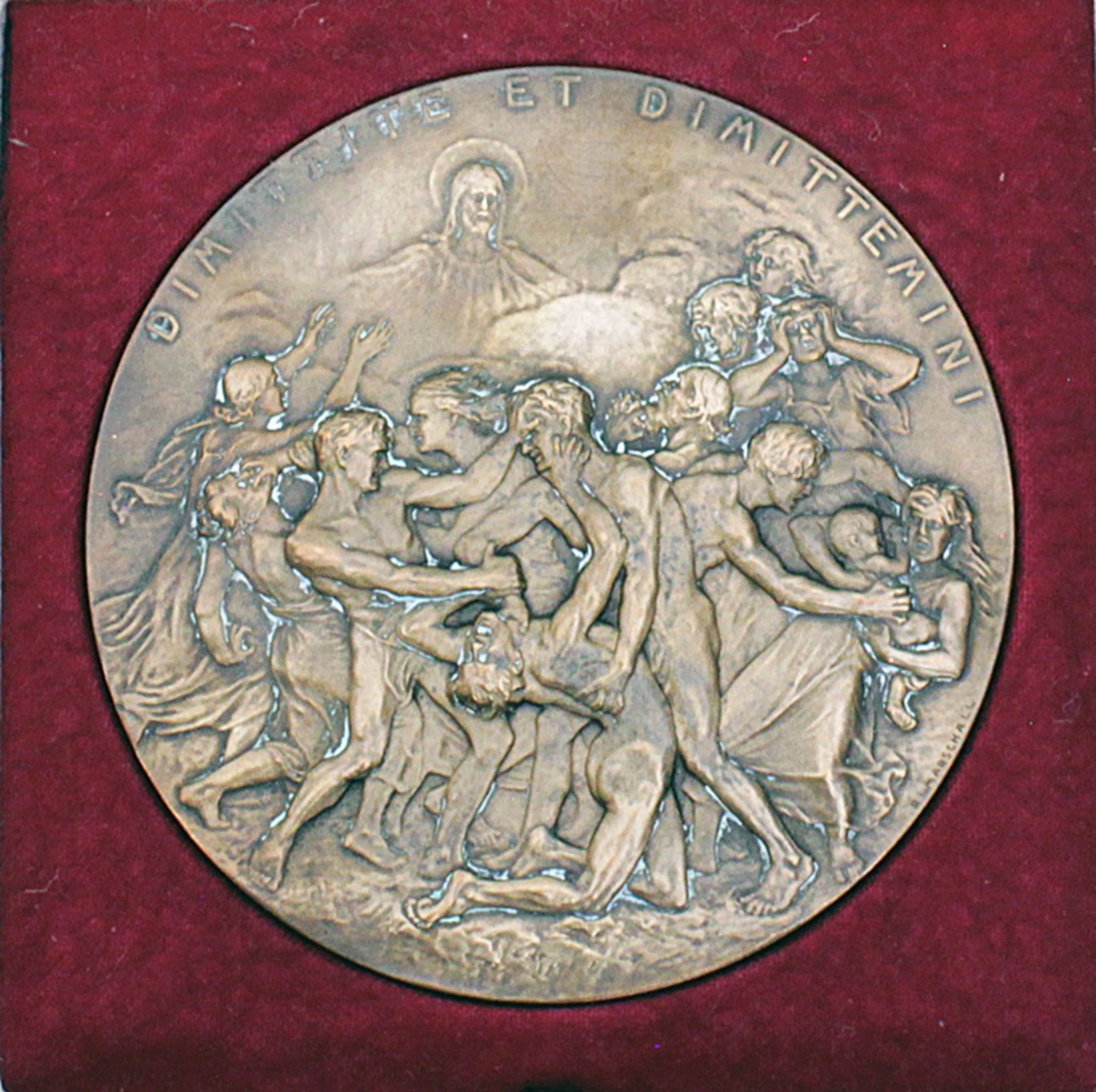 Bronzemedaille Rudolf Ferdinand Marschall, Heiliges Jahr 1933/34. - Bild 2 aus 2