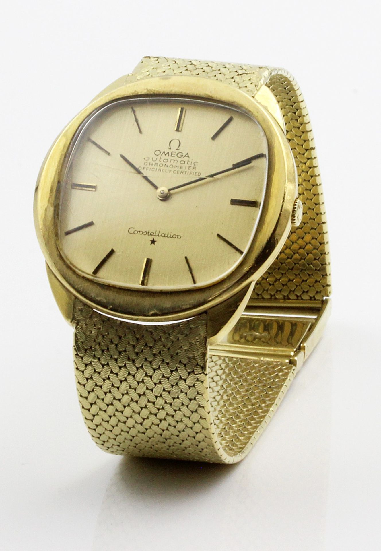 Herrenarmbandchronometer "OMEGA AUTOMATIC CONSTELLATION".