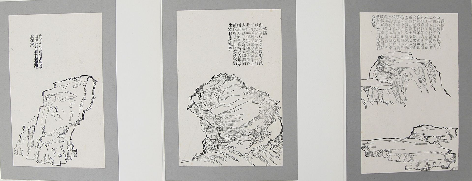 Drei chinesische Holzschnitte (18. Jh.) - Image 2 of 2