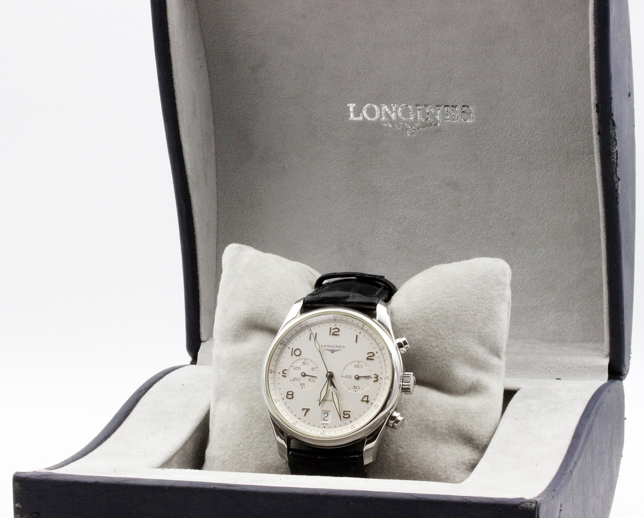 Herrenarmbandchronograph "Longines Avigation".