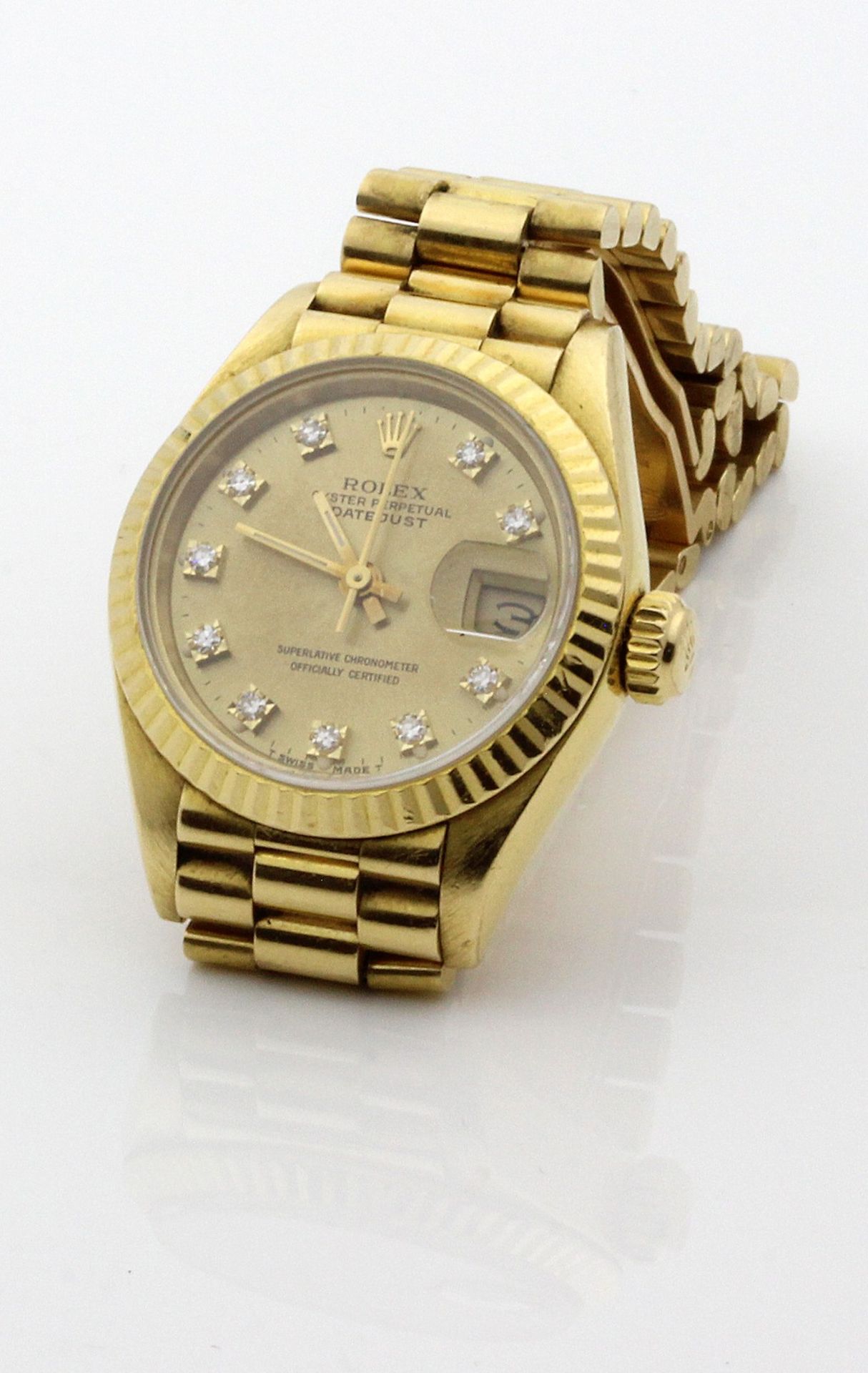 Damenarmbanduhr "ROLEX OYSTER PERPETUAL DATEJUST".