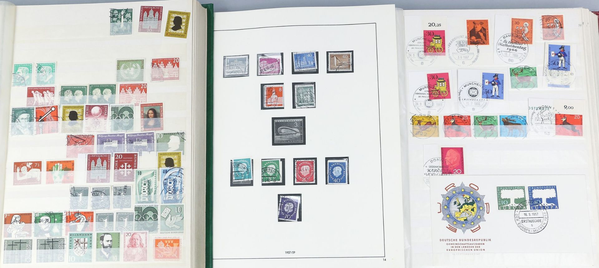 Großer Posten Briefmarken.