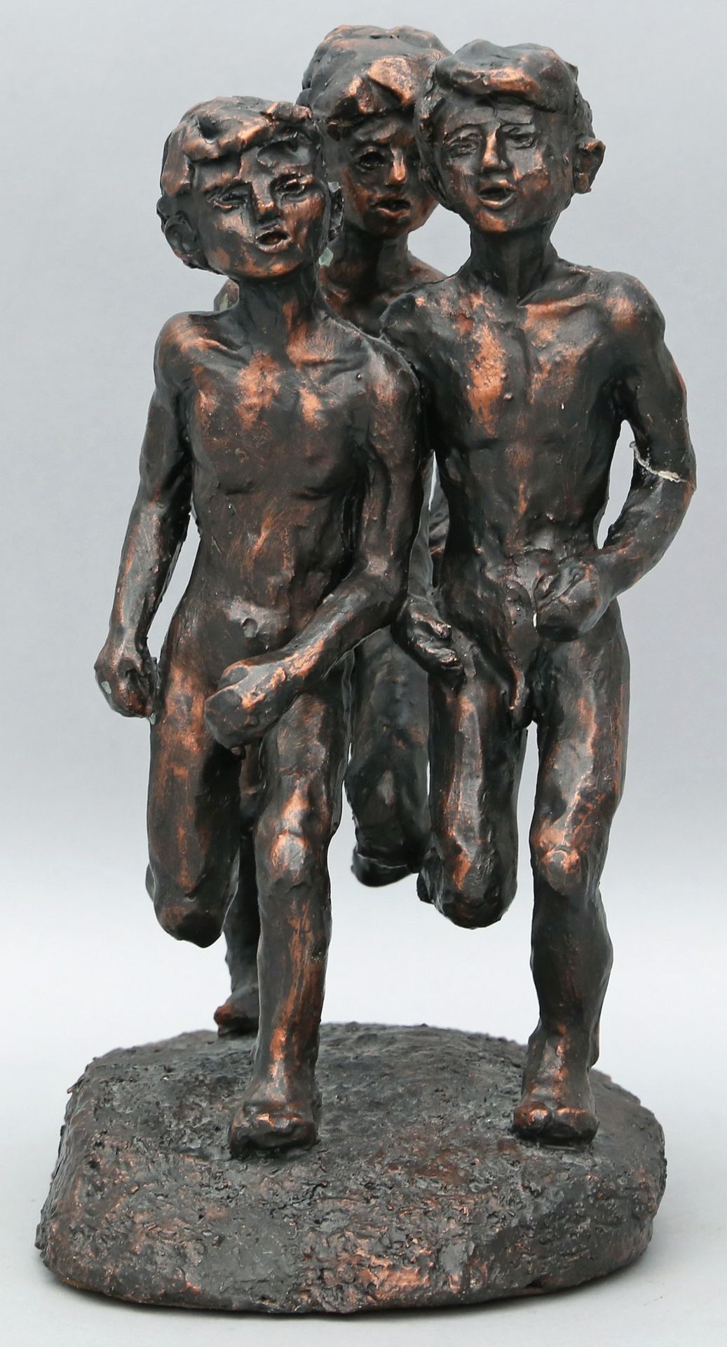 Skulpturengruppe "rennende Knaben". - Bild 2 aus 2