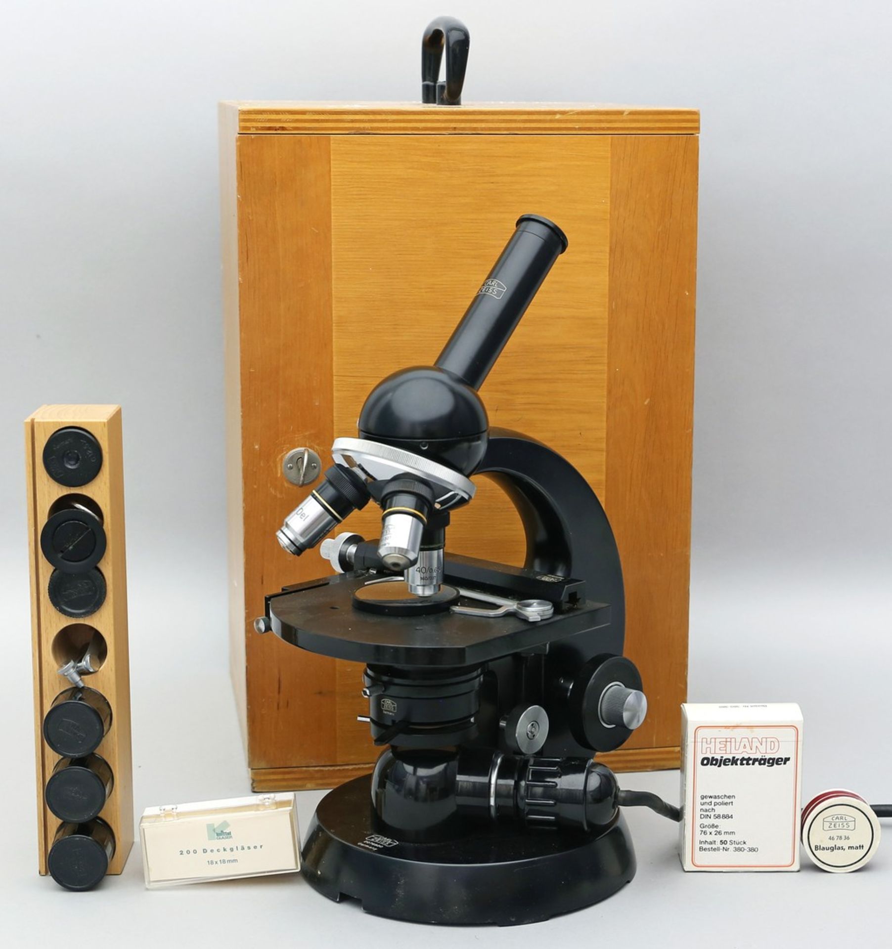 Mikroskop, Carl Zeiss.