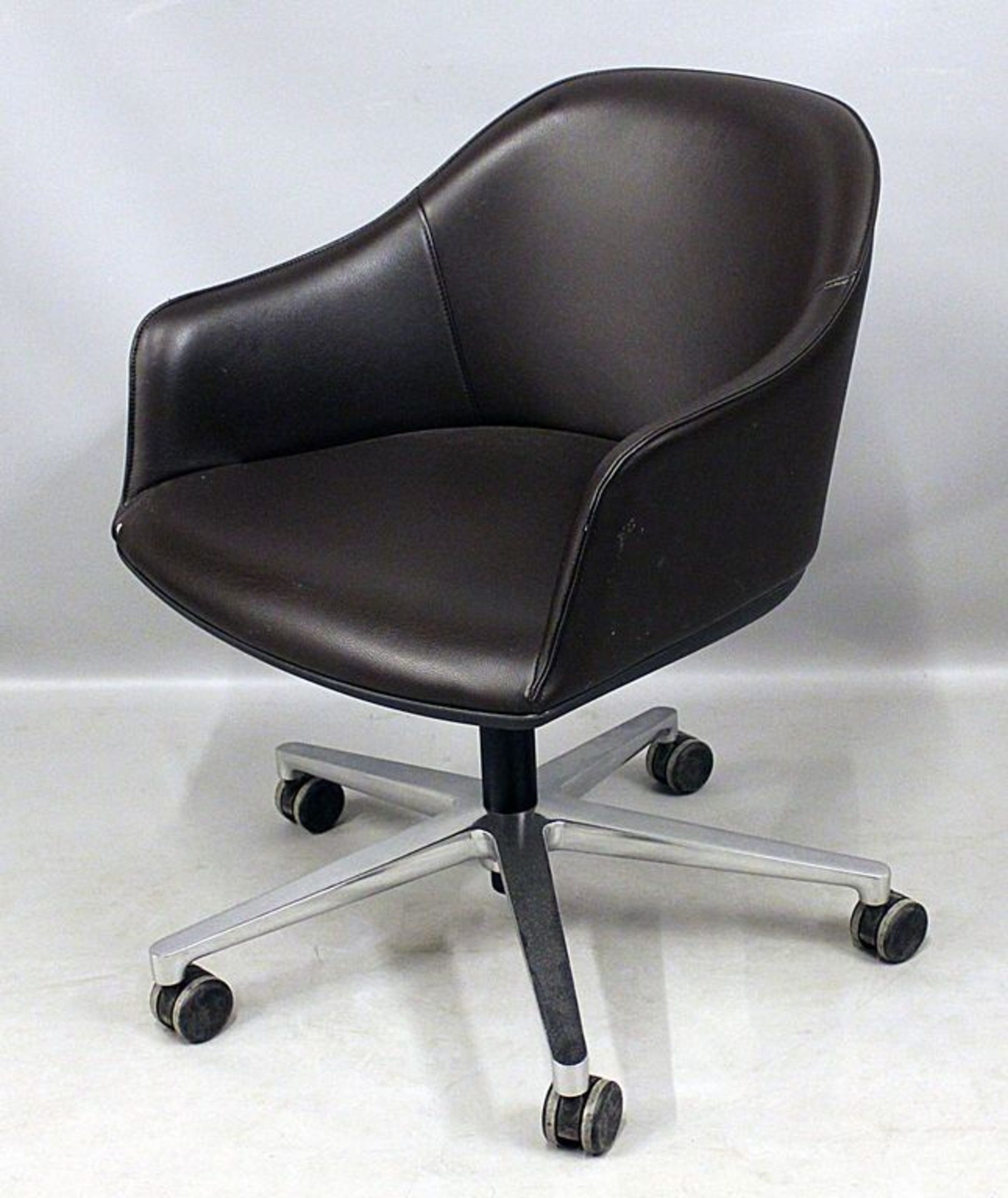 Bouroullec, Ronan (geb. 1971) & Erwan (geb. 1976) Bürostuhl "Softshell Chair". Stahlrohrgestell