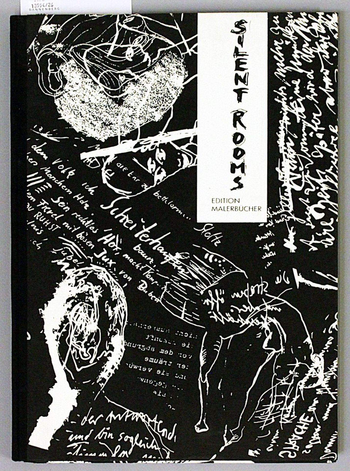 "Silent Rooms", erstes Buch der Edition Malerbücher Berlin 1987. Ex. mit 17 Sign. der Autoren und