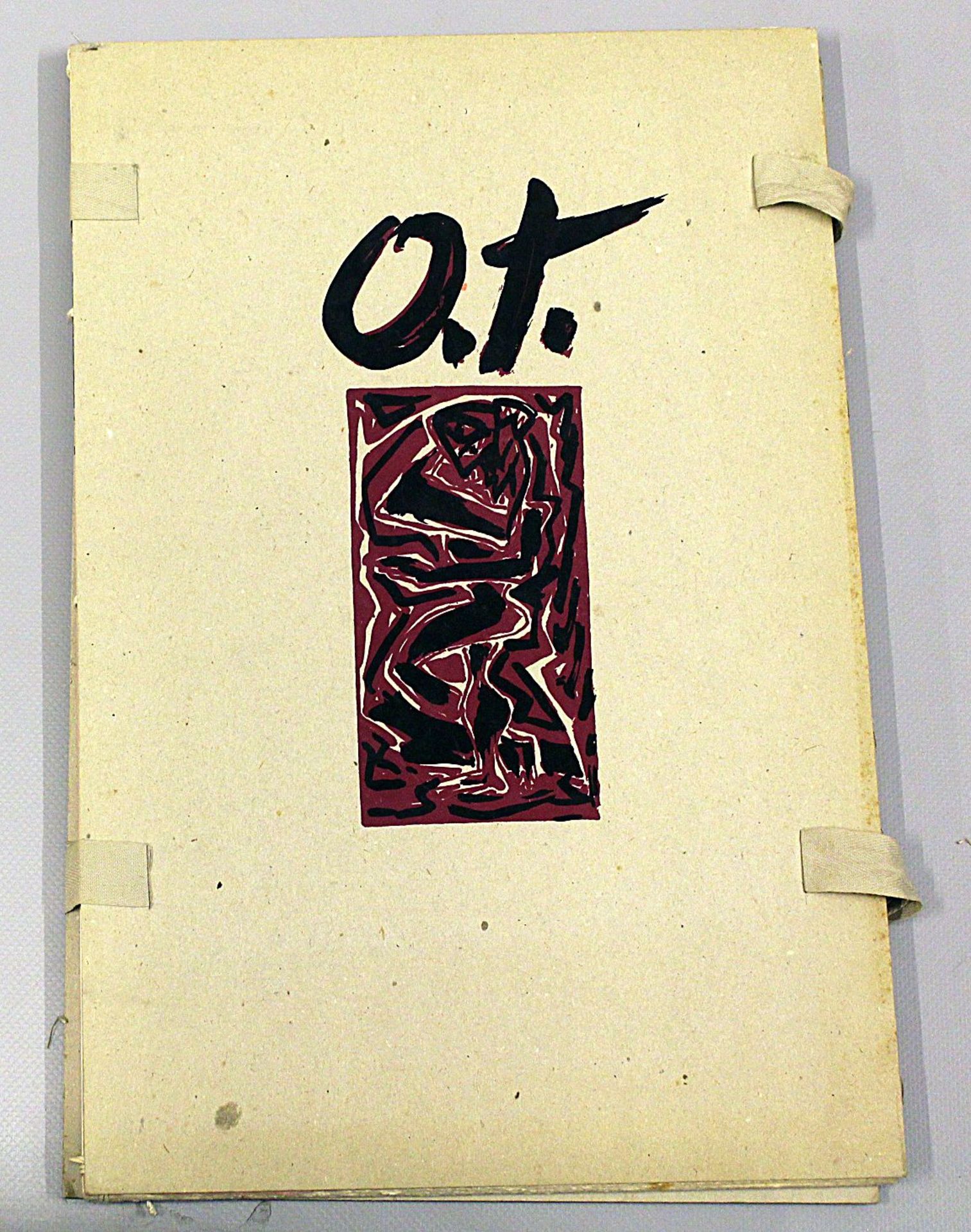 Leiberg, Helge (geb. 1954 Dresden) Buch "O.T.". Limitierte Ausgabe, im Einband Ex. 2/200 sowie je