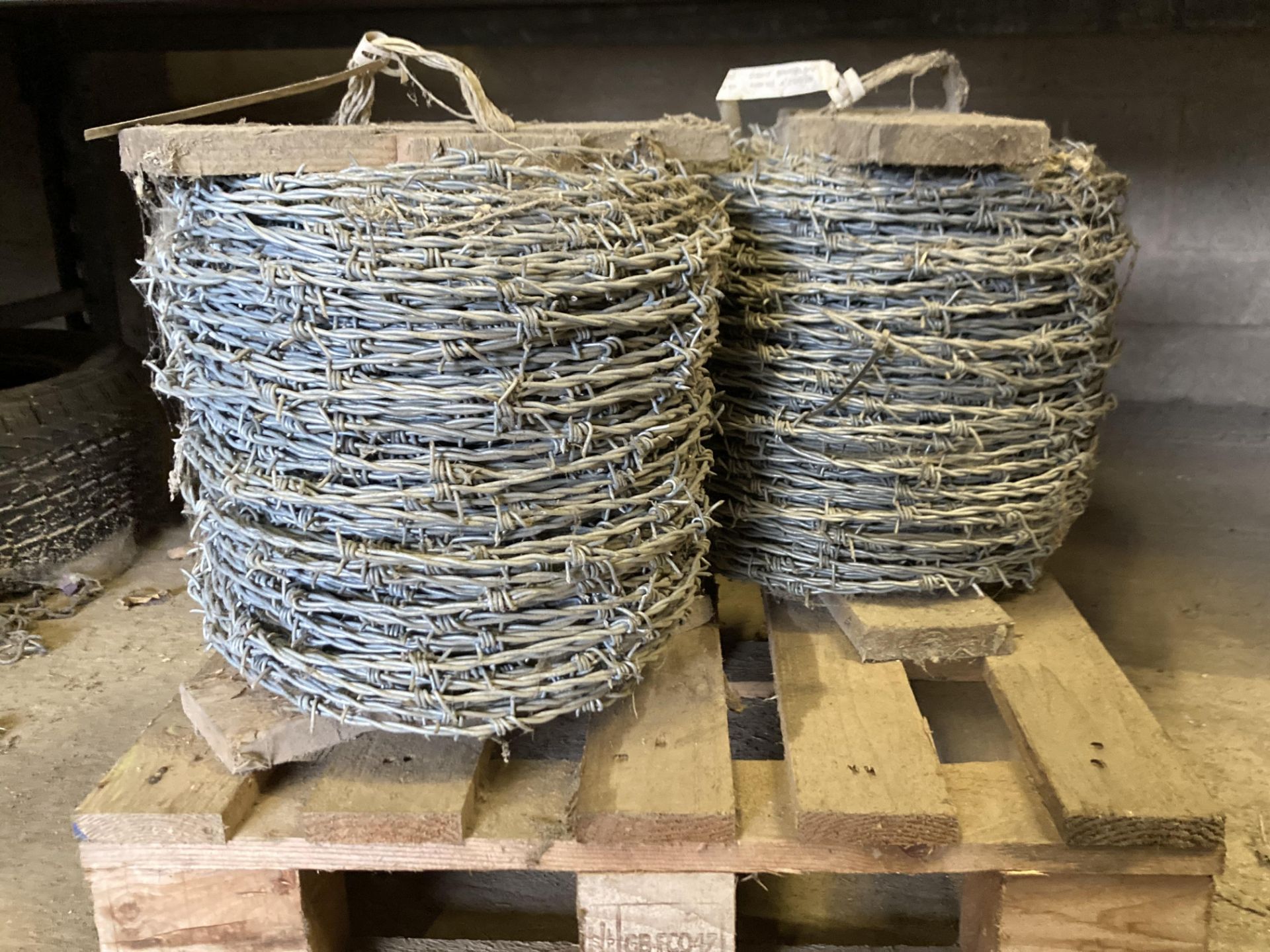 2 no new rolls of Barbed Wire