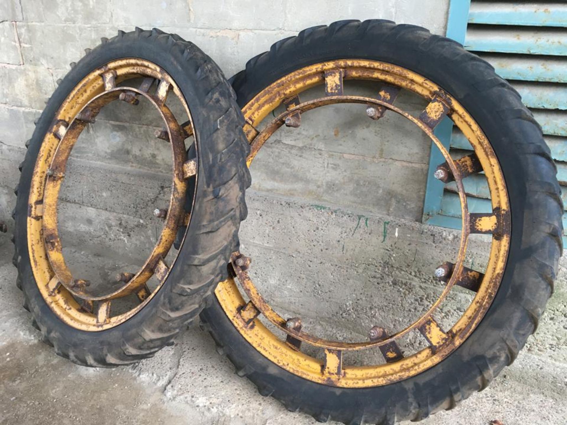 Pair of 6.50 x 44 rowcrop Wheels