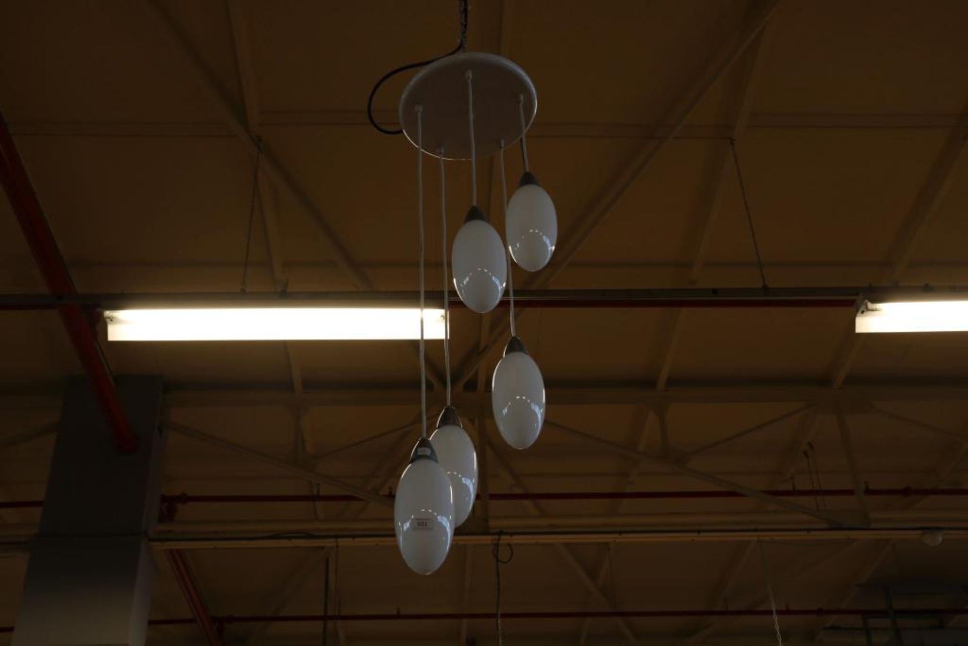 Vintage 5-lichts hanglamp