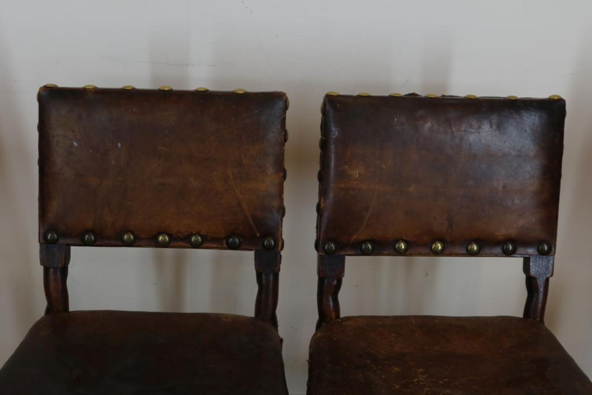 Serie van 4 Renaissance stoelen - Image 5 of 5