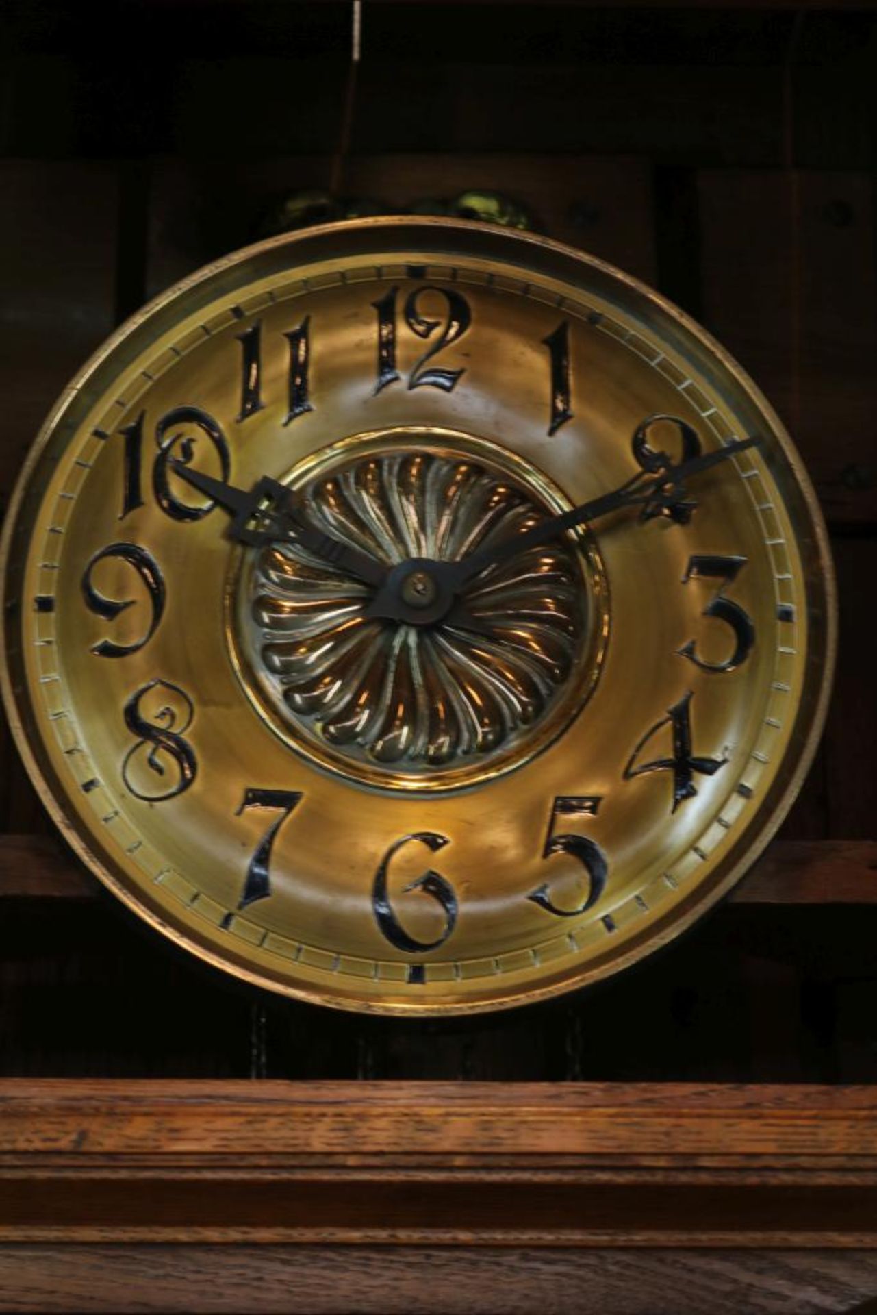 Staand horloge in mahonie kast - Image 5 of 5