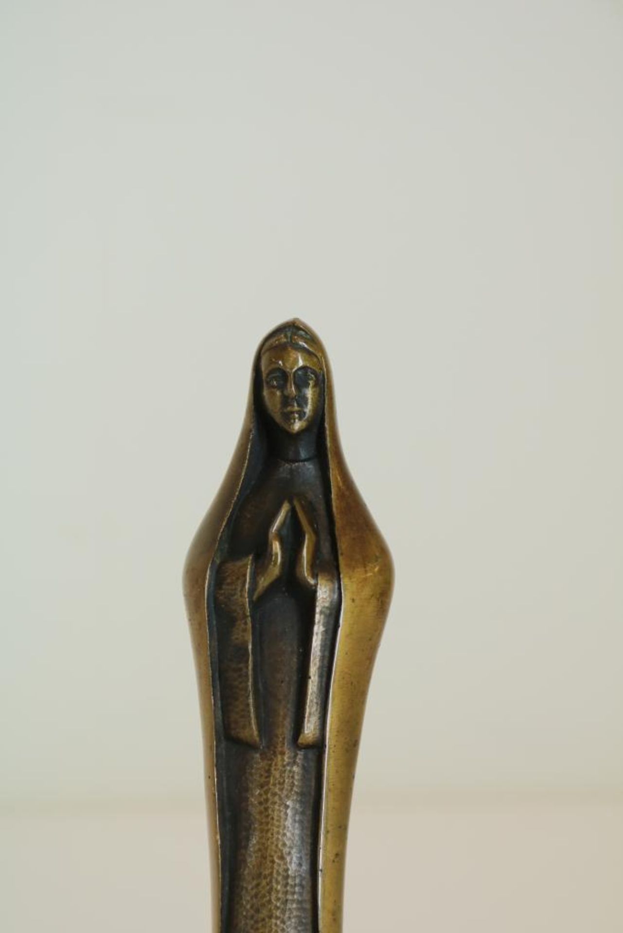 Bronzen sculptuur van Maria - Bild 2 aus 3