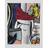 Naar Lichtenstein, vrouw, druk