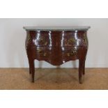 Noten Louis XV-stijl commode