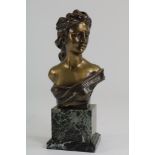 Bronzen buste van dame, Lambeaux