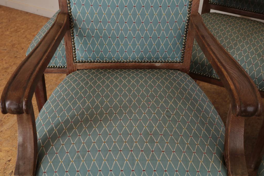 Set van 10 eiken stoelen - Image 3 of 4