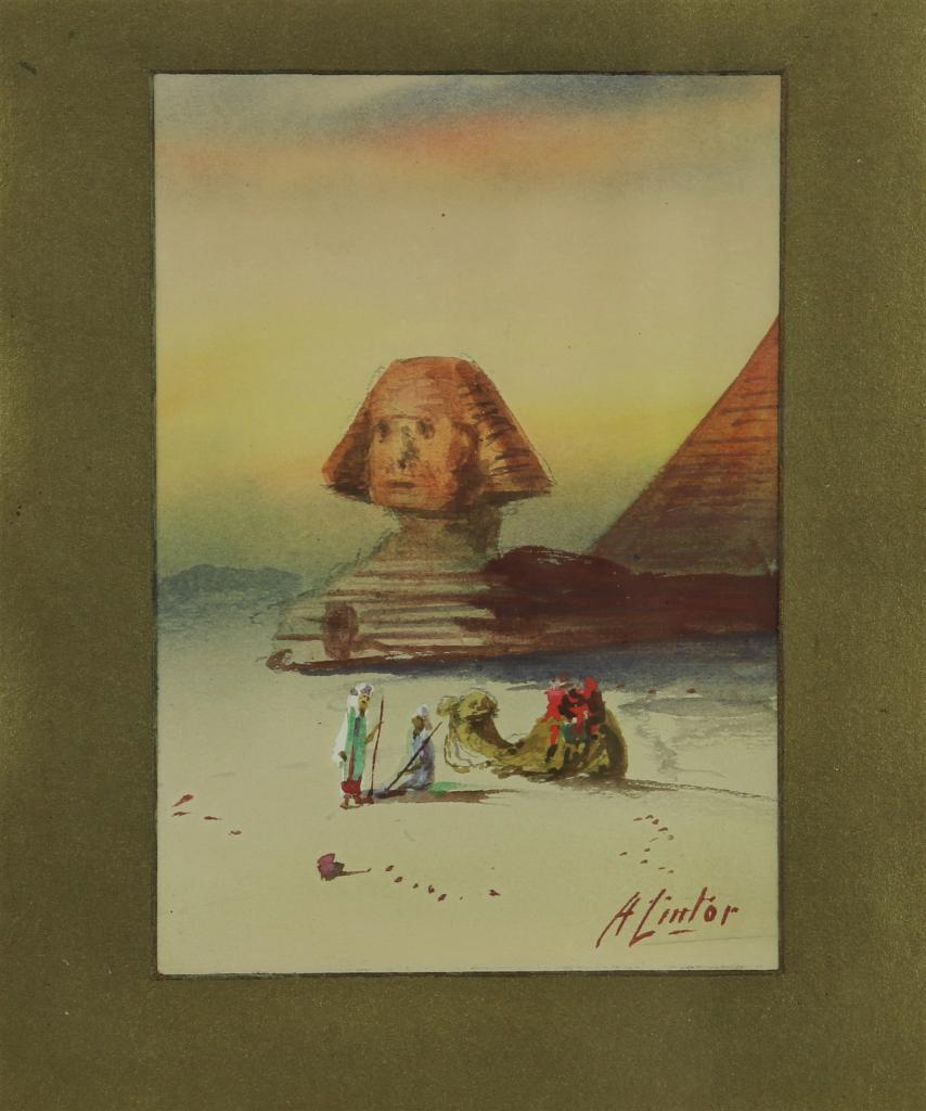 Lintor, A. drie voorstellingen Egypte - Image 3 of 5