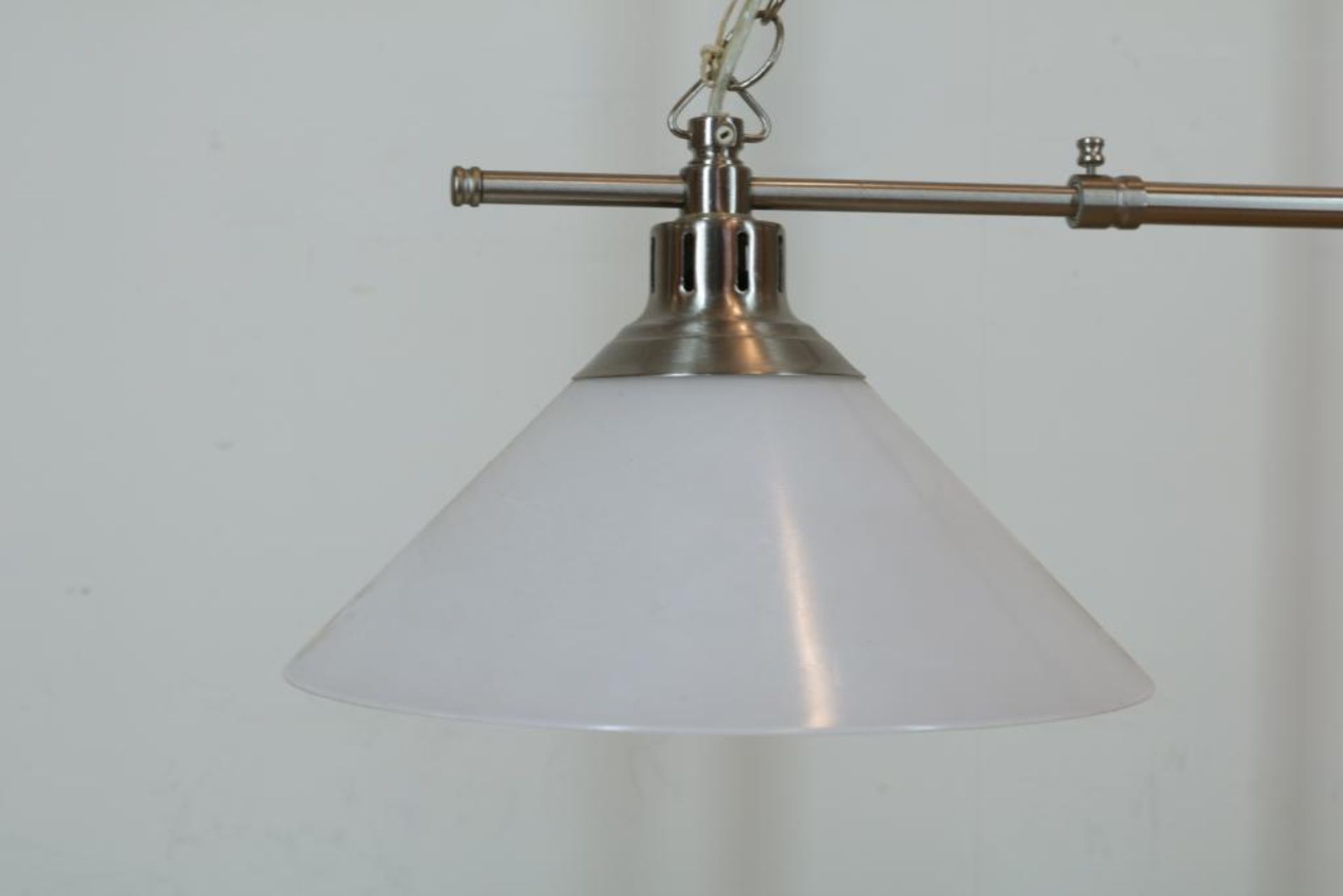 Deels metalen 2 lichts hanglamp - Bild 2 aus 2