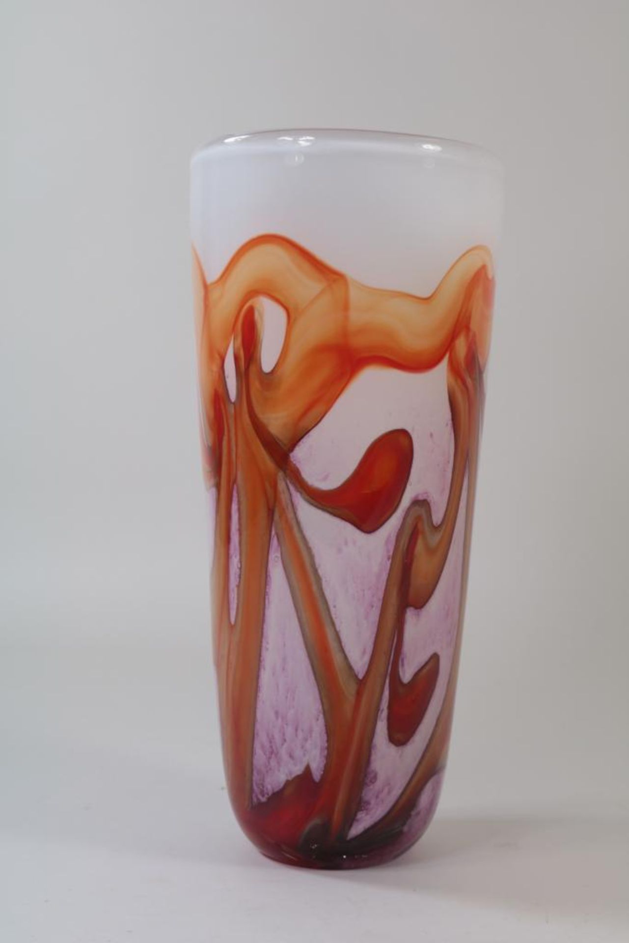 Dikwandig gekleurd glazen siervaas - Bild 2 aus 3