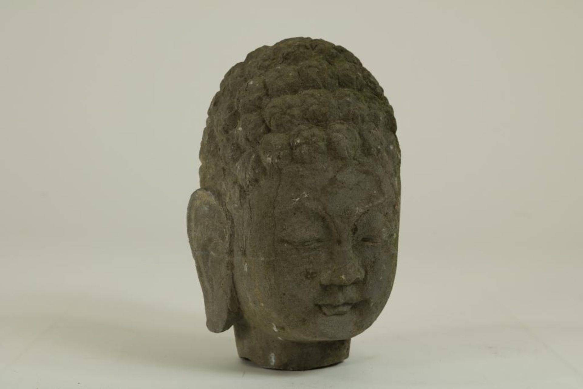 Natuurstenen Boeddha hoofd, Myanmar - Bild 4 aus 4