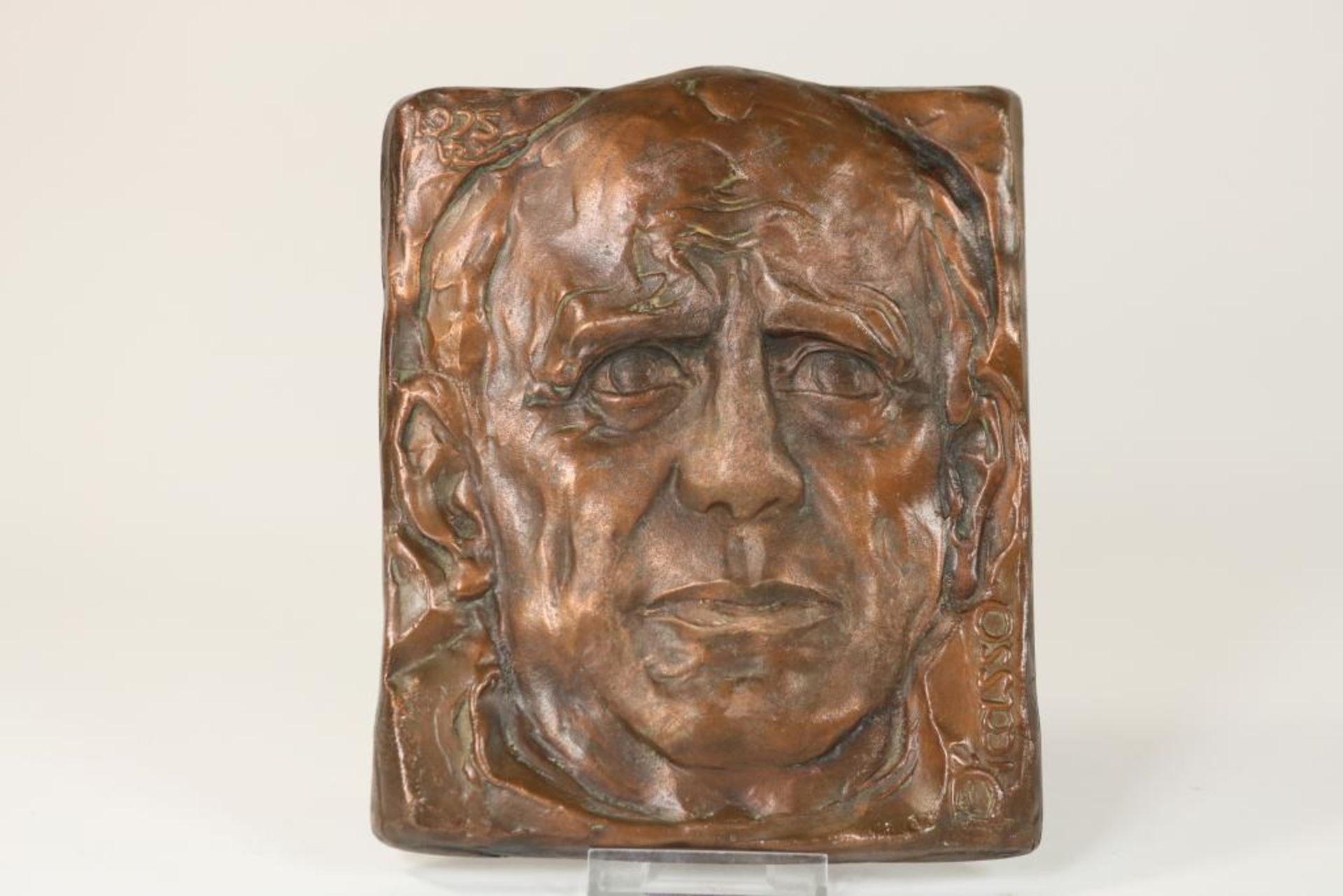 Bronzen reliëfsculptuur 'Picasso'