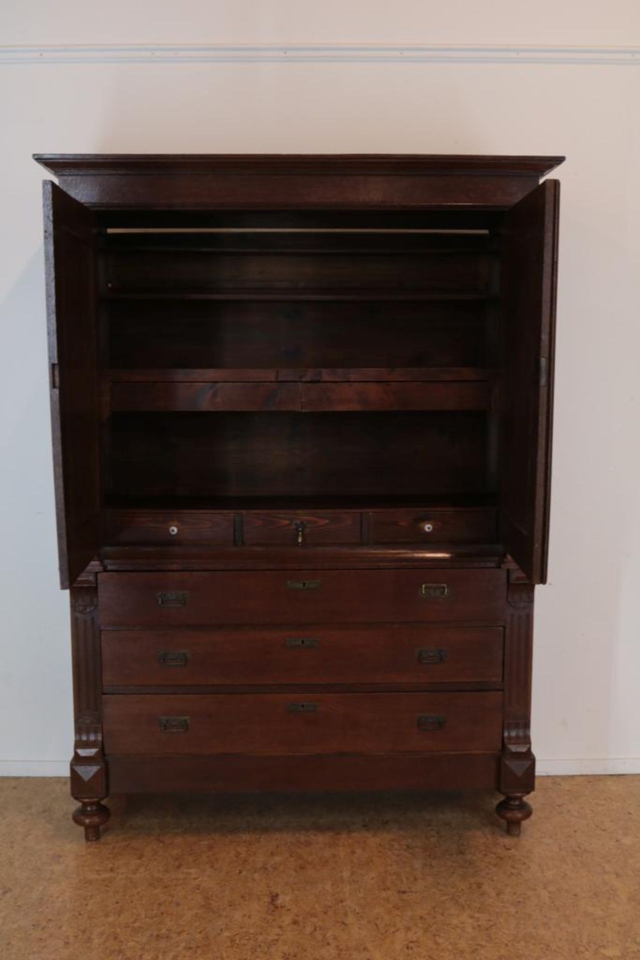 Eiken Louis XVI kabinet - Image 5 of 5