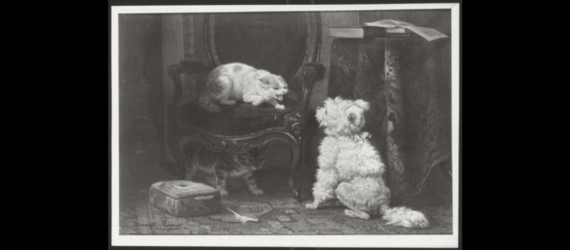 Ronner Knip. Henriette. Kat en hond - Image 5 of 5