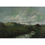 Terlouw, Cornelis. Koeien in landschap