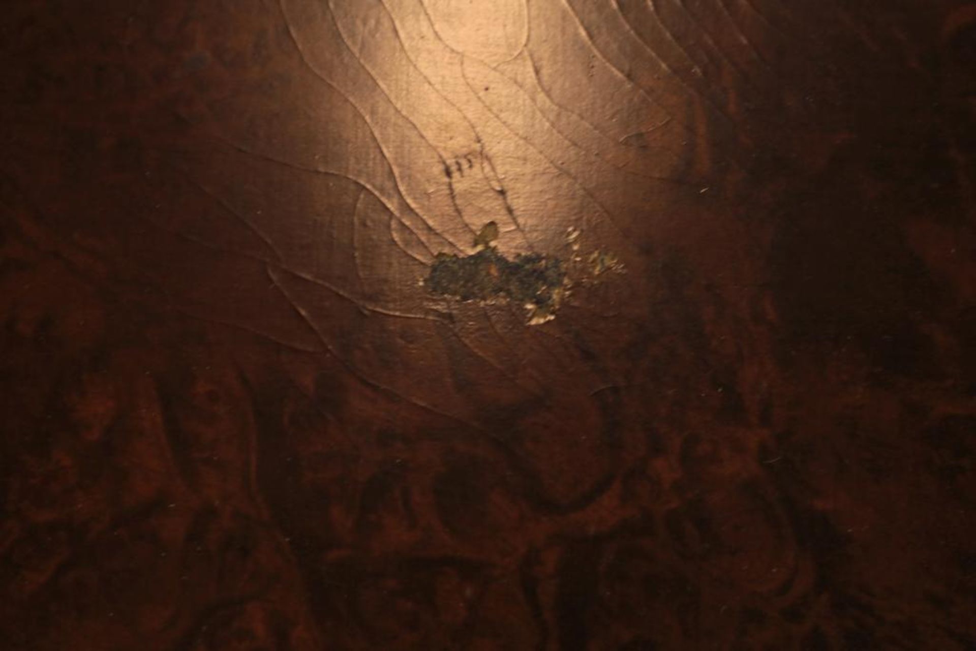 Noten gefineerde Louis XV-stijl bureau - Image 2 of 5