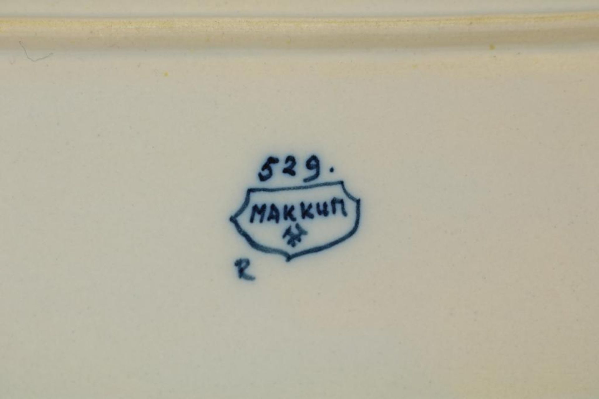 Lot van Makkum pot, en 2 schaaltjes - Image 3 of 6
