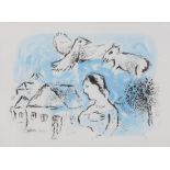 Chagall, Marc. 'Het Dorp' litho