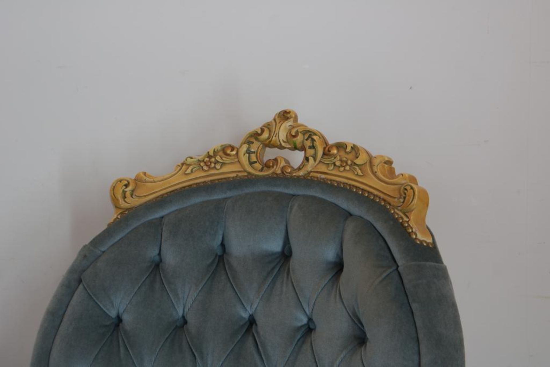 Cremelak Louis XV-stijl chaise longue - Bild 4 aus 5