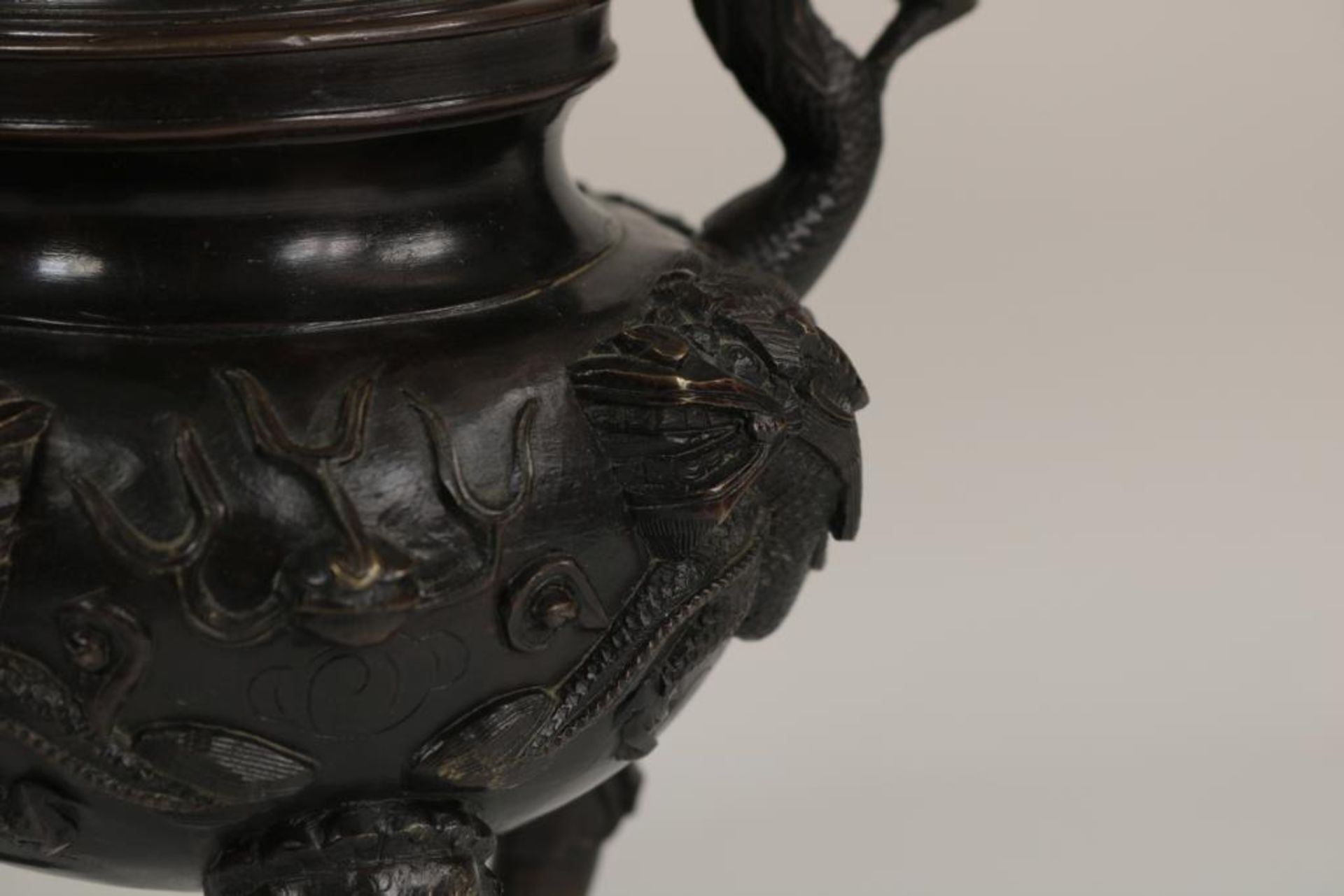 Bronzen wierookbrander, China - Image 4 of 5