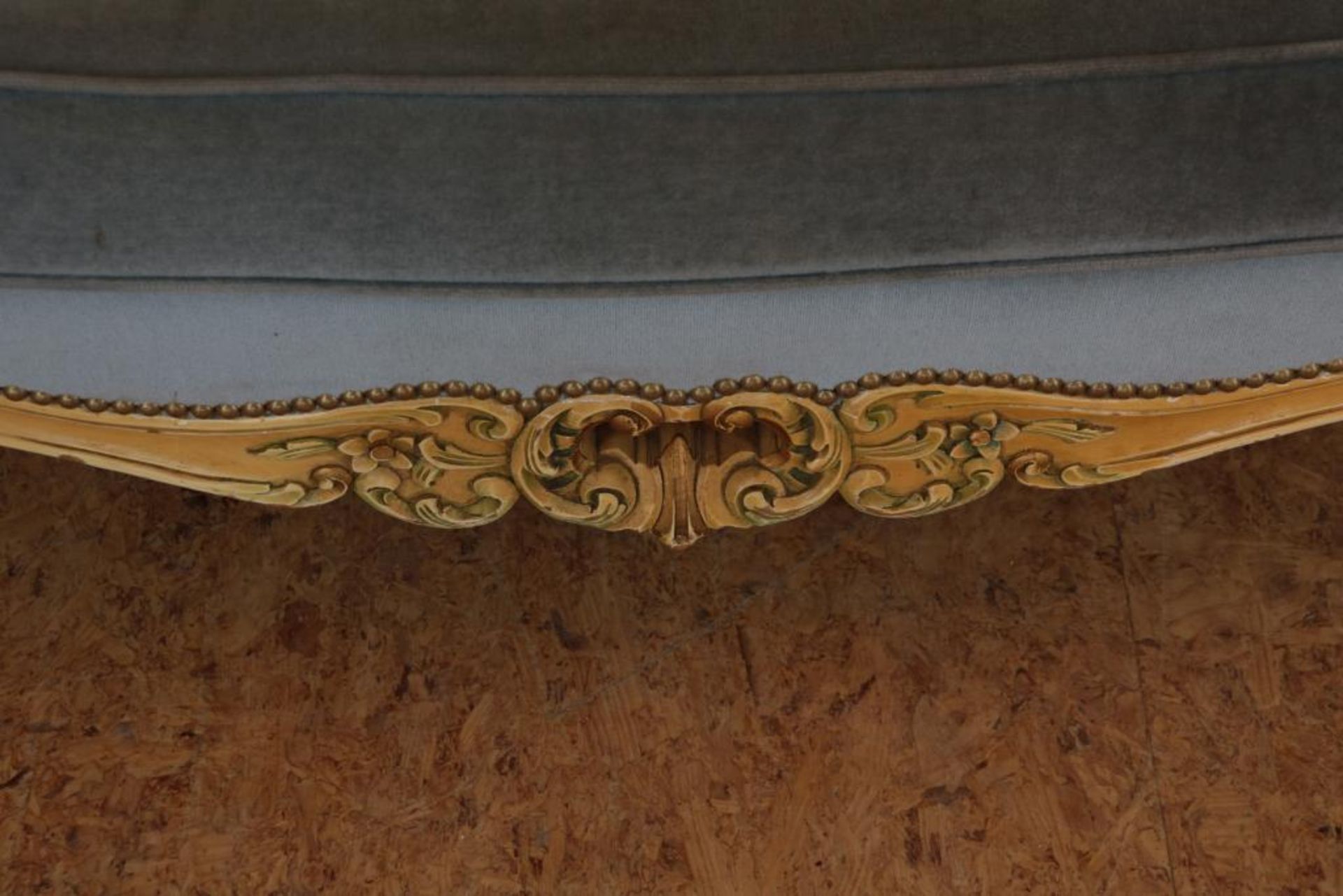 Cremelak Louis XV-stijl chaise longue - Bild 3 aus 5