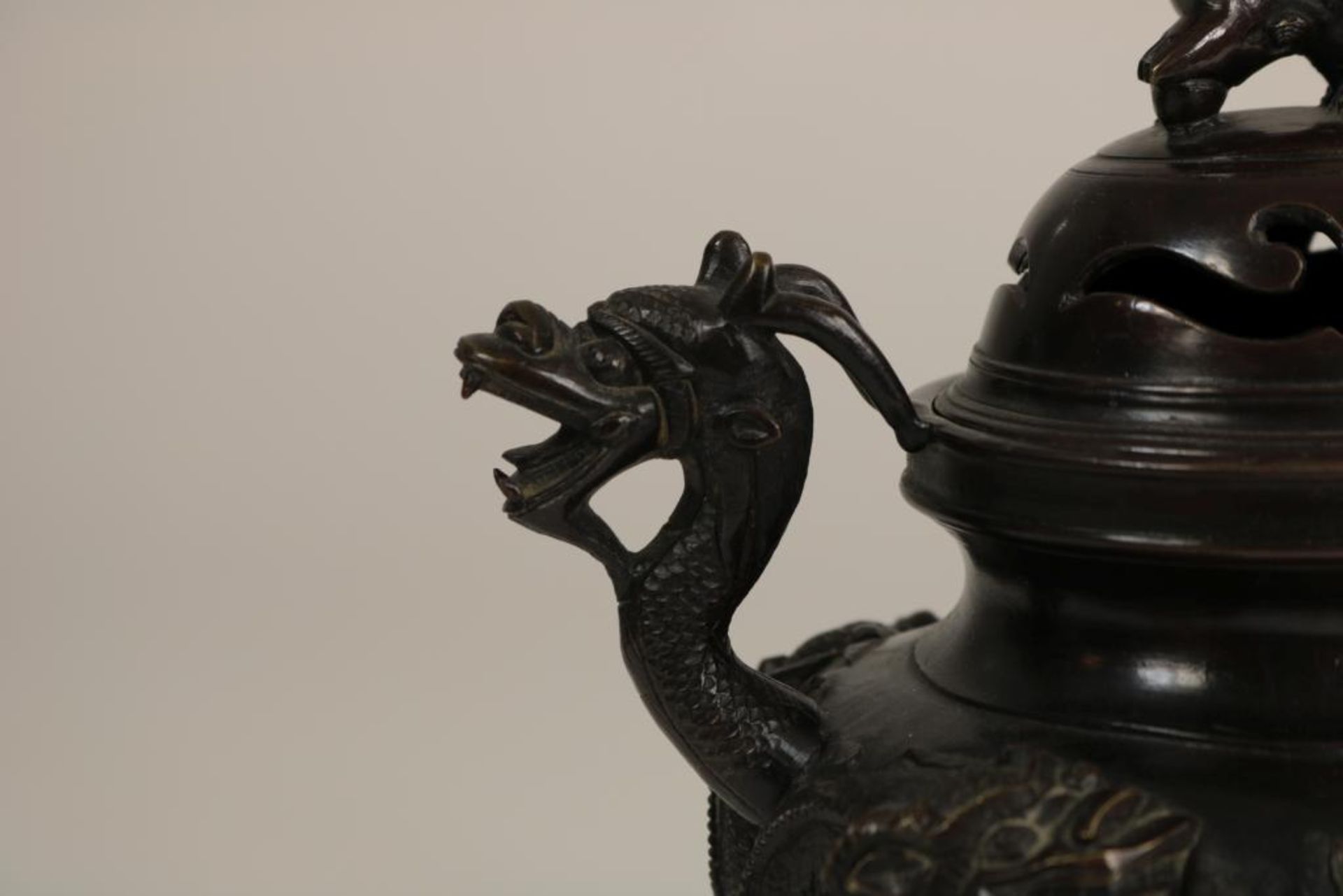 Bronzen wierookbrander, China - Image 2 of 5