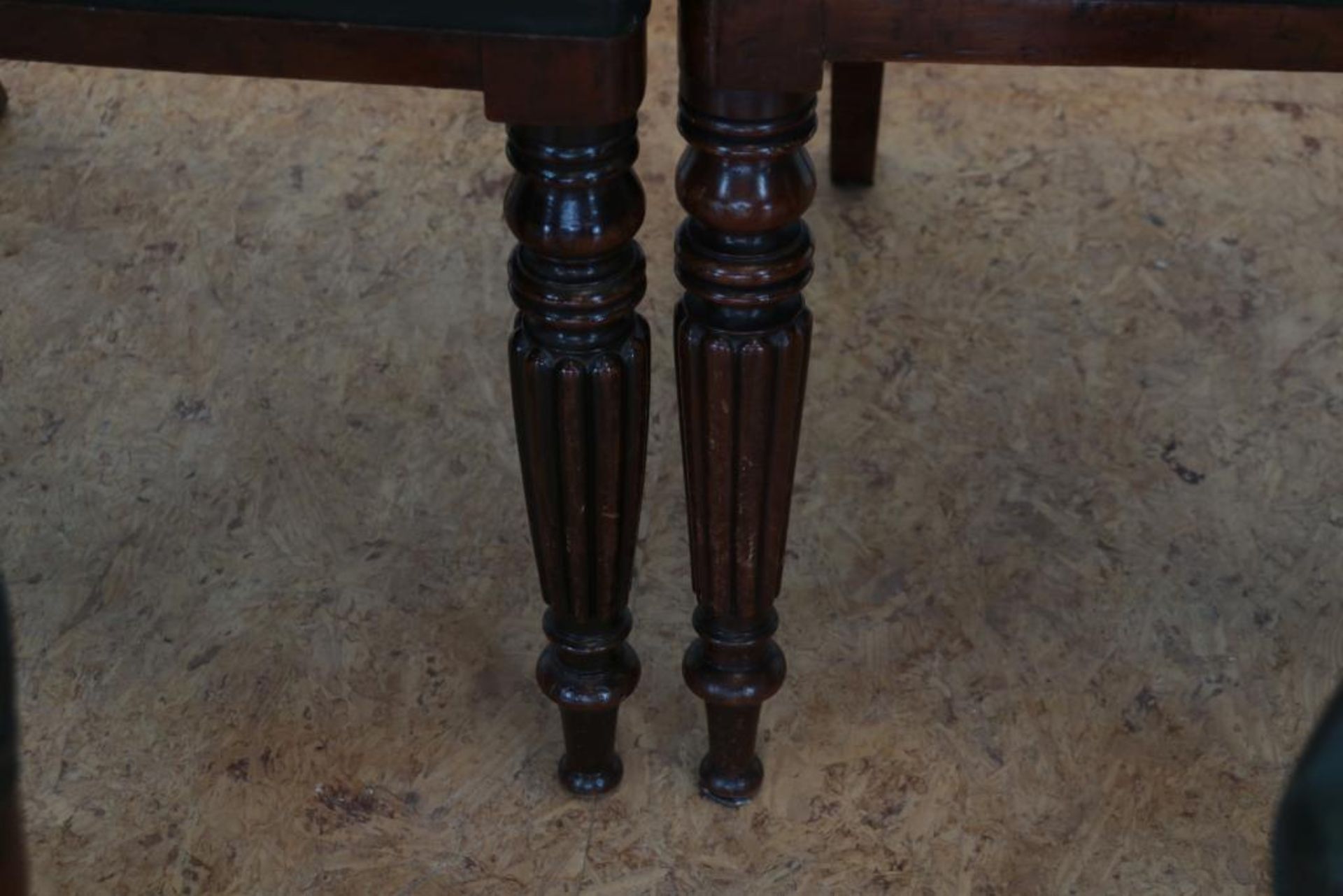 Serie van 6 mahonie stoelen, Engeland - Image 3 of 4