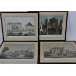 Lot van 4 litho's, Petrus Regout