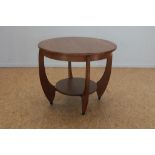 Eiken Art Deco ronde tafel