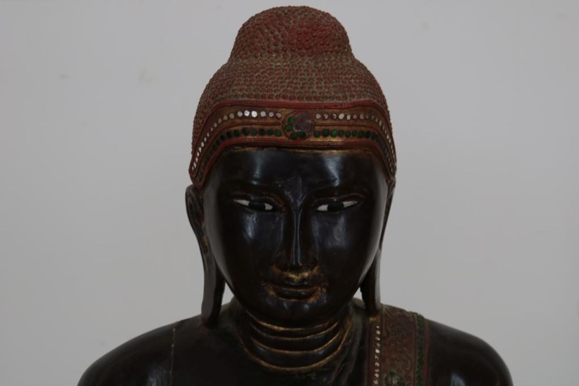 Houten beschilderde Boeddha - Bild 3 aus 5