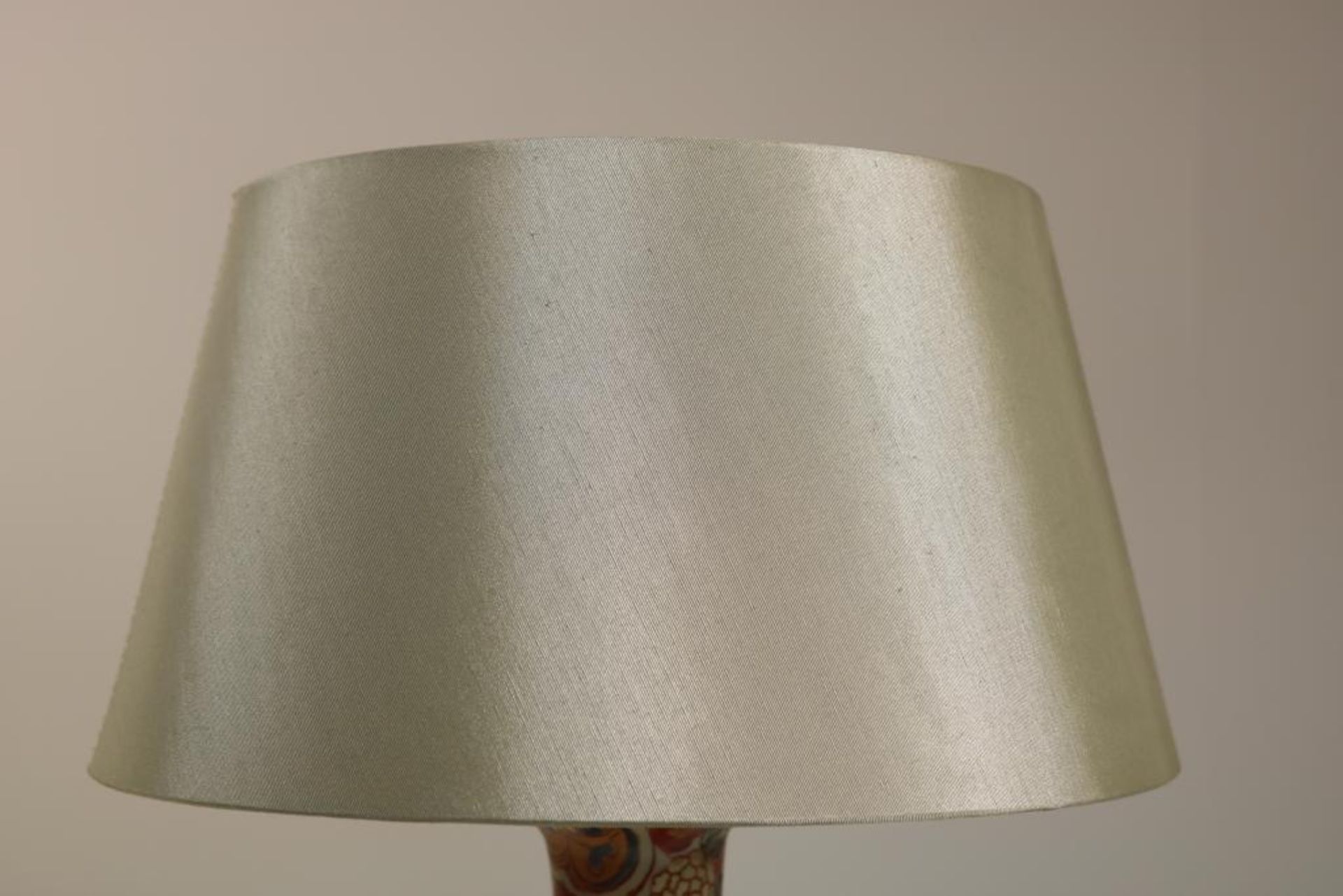 Porseleinen lampvoet met kap - Image 4 of 5