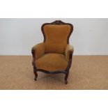 Mahonie Biedermeier armfauteuil