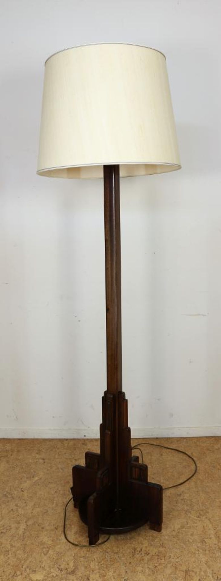 Mahonie Amsterdamse school lamp