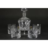 5 Delige glazen whisky set