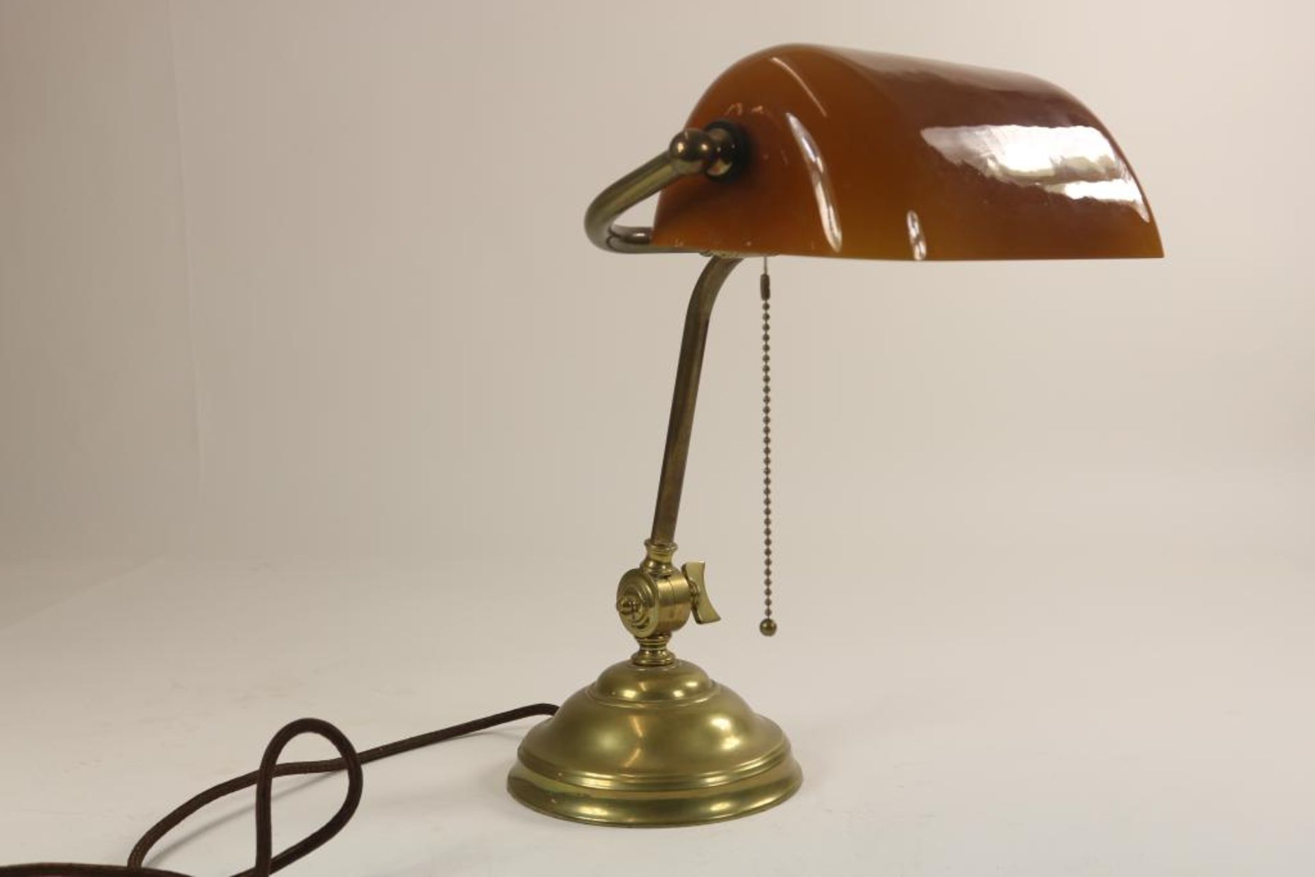 Koperen bureaulamp