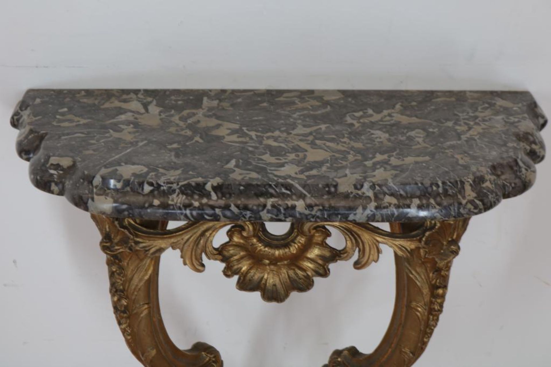 Vergulde  Louis XV console - Bild 3 aus 5