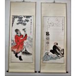 Stel chinese scrolls br. 70cm.